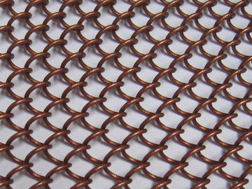 Китай Бронзовый Драперы катушки металла цвета, вися рассекатели комнаты ячеистой сети для потолка завод