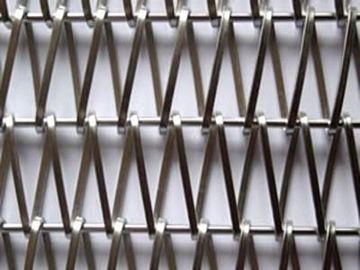 Китай Украшение фасада конвейерной ленты ячеистой сети нержавеющего металла архитектурноакустическое завод